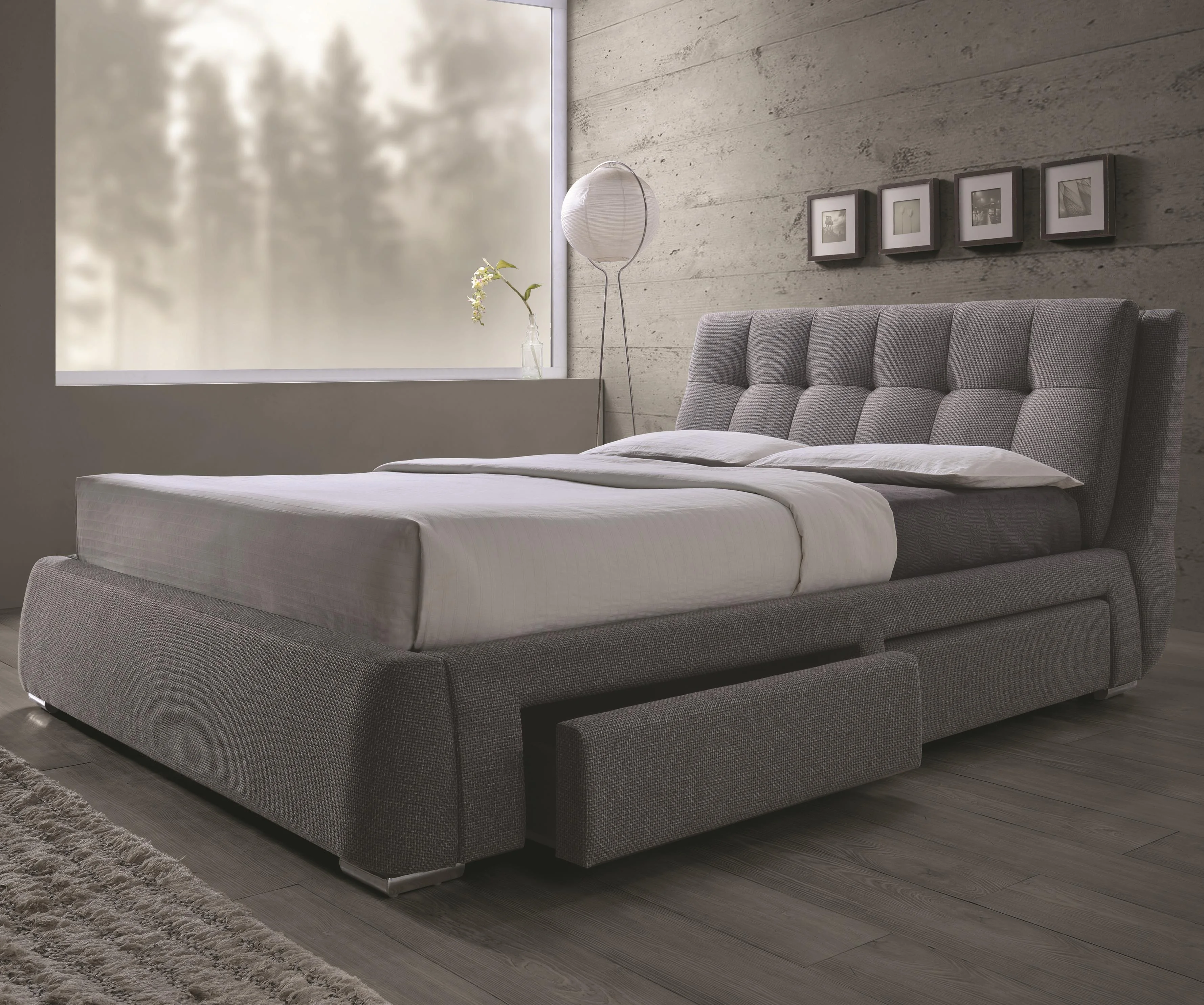 Coaster Fenbrook 300523Q Queen Upholstered Bed with Storage Drawers